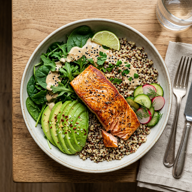 Appetizing healthy meal